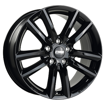CMS C27 Black 6.50x16.0 ET50.0 CB67.10 5x114.3 Gloss Black